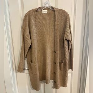 Tan knit sweater
